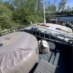 Freycinet-Frachtschiff 38,97 m BONANZA (1957) – aufblasbarer Whirlpool an Deck
