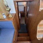 Niederländische Motoryacht Smelne 1140 Dreamflower (1985) – Niedergang zur Achterkabine