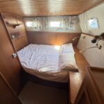Niederländische Motoryacht Smelne 1140 Dreamflower (1985) – Achterkabine mit Doppelkoje
