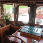 Niederländisches Hagenaar-Schiff 18 m ANNA (1911) – Steuerstand im Steuerhaus