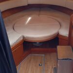 Niederländische Motoryacht Linssen 372 SX LE VOGUE (1992) – Vorschiffkabine, Dinette als Koje
