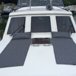 Niederländische Motoryacht Linssen 372 SX LE VOGUE (1992) – Sonnenliege auf dem Vordeck