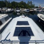 Flusskreuzer Connoisseur 1135 Ingrine (1986) – Solarpaneele und Vordeck