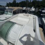 Flusskreuzer Nicols 1100 Lodève (1998) – oberes Achterdeck mit Sonnenpolster