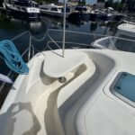 Flusskreuzer Nicols 1100 Lodève (1998) – Bugbereich mit abnehmbarem Tisch
