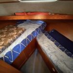 Motoryacht Van Vliet Atico 38 Joanne (1994) – Vorderkabine mit zwei Kojen