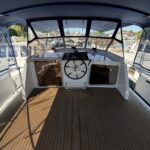 Motoryacht Van Vliet Atico 38 Joanne (1994) – Achterdeck und Außensteuerstand